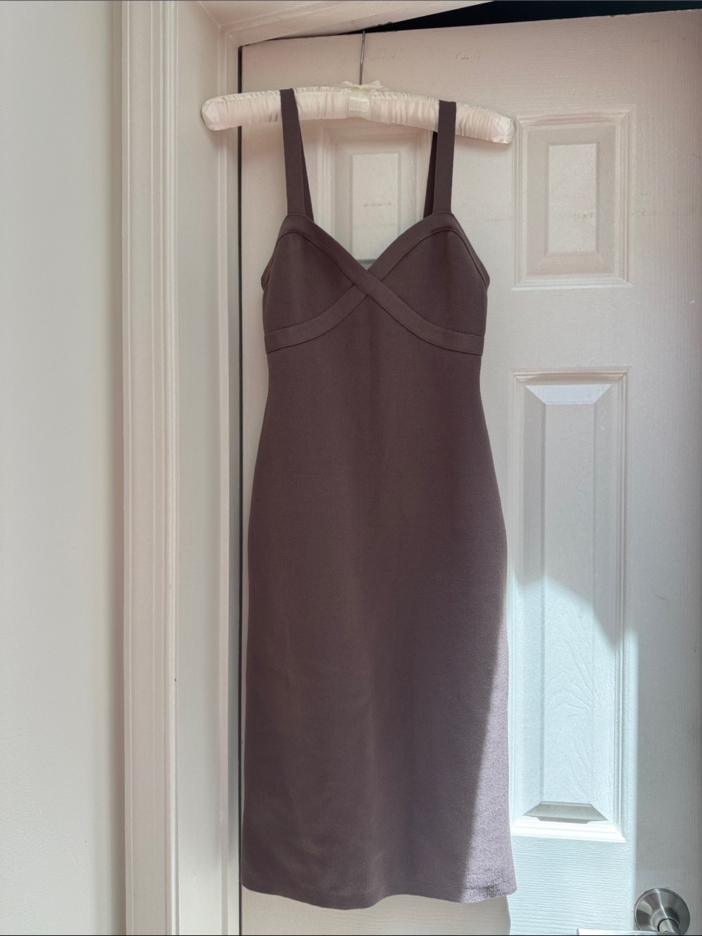 Babaton Sleeveless Knit Dress in Mauve